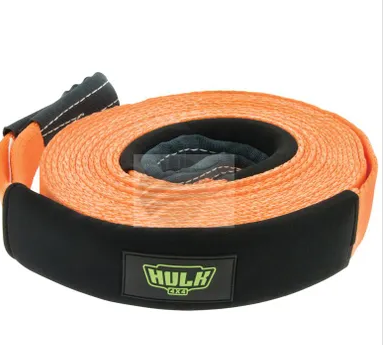 SNATCH STRAP 8,000kg 100% NYLON ORANGE 60mm x 9m