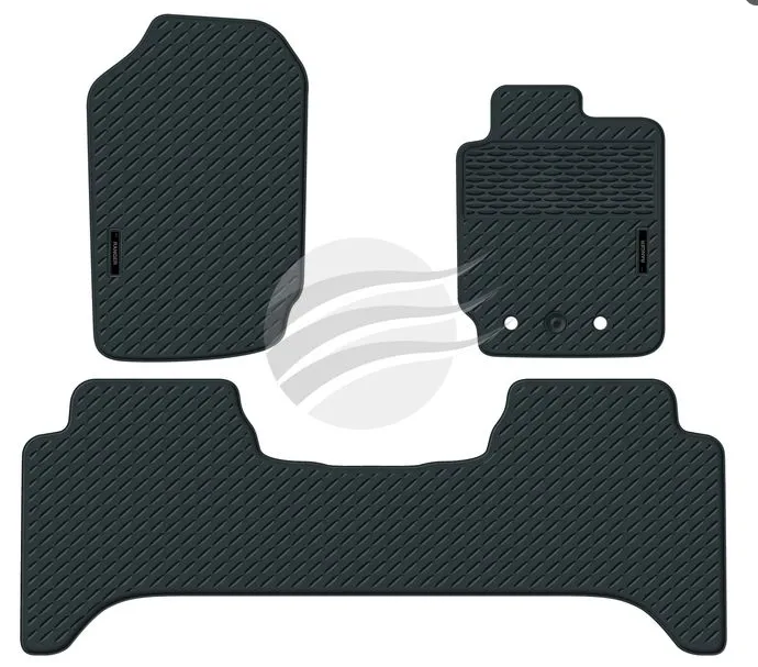 SET OF 3 RUBBER FLOOR MATS FORD RANGER PX 10/2011> FULL